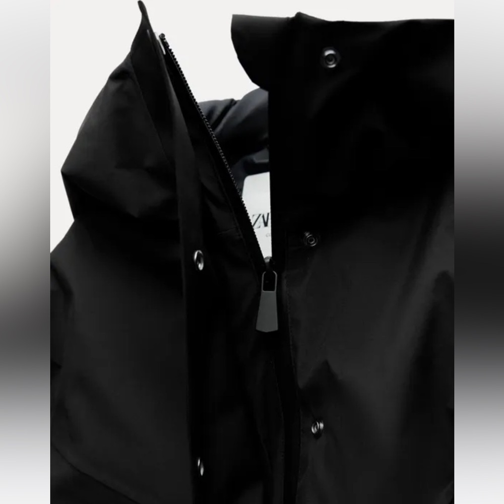 Zara Black Ski Jacket NWT Goldbergh style - Picture 6 of 16